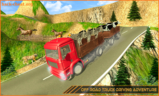 Offroad Animal Transport Truck Driver 3D screenshot