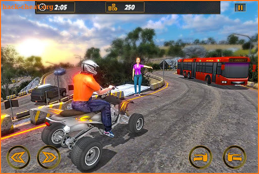 Offroad ATV Bike Taxi Driving Games 2019 screenshot