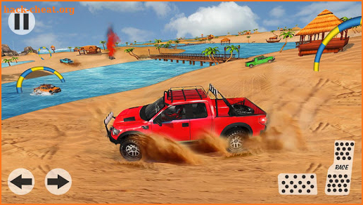 Offroad Beach Car Racing Stunts Driving Simulator screenshot