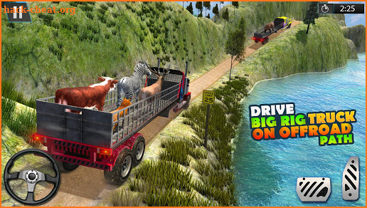 Offroad Big Rig Truck Animal Transport screenshot