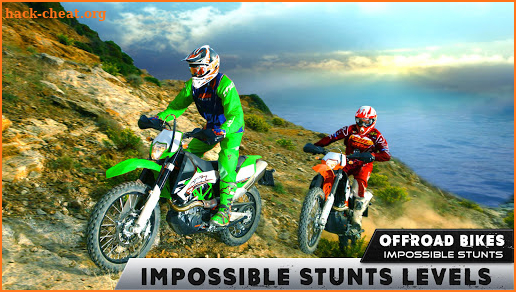 Offroad Bike Impossible Stunt Game screenshot