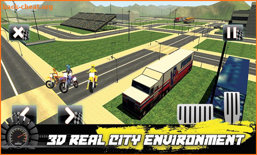 Offroad Bike Parking Challenge: Stunt Game 🏍️ screenshot