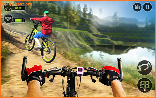 Offroad BMX Rider: Mountain Bike Game screenshot