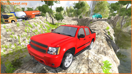 Offroad Car Drive Pickup Truck Uphill 3D screenshot
