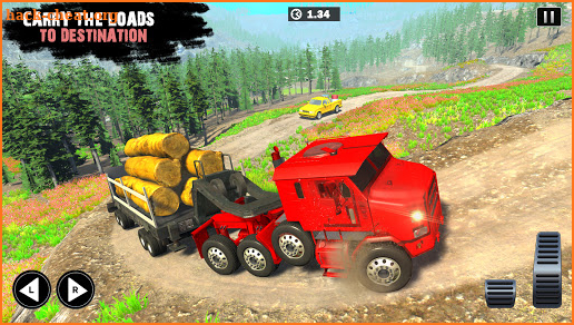 Offroad Cargo Truck Driver: 3D Truck Driving Games screenshot