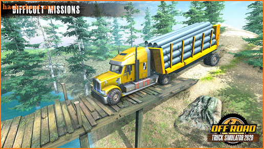 Offroad Cargo Truck Games: Real Truck Simulator screenshot
