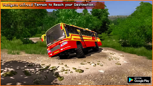 Offroad Coach Simulator : Offroad Bus Games screenshot
