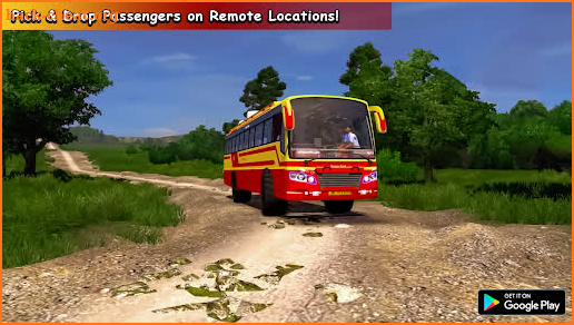 Offroad Coach Simulator : Offroad Bus Games screenshot