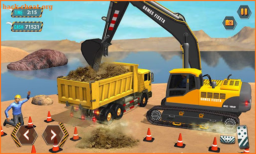 Offroad Construction Machines - City Excavator screenshot