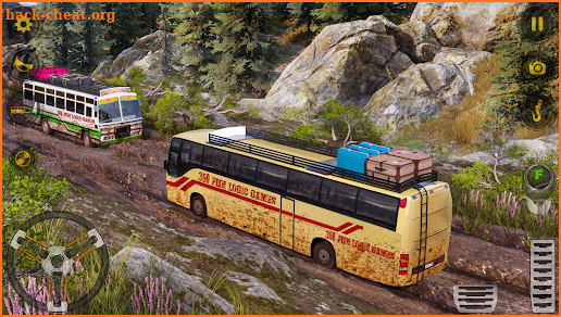 Offroad Driving Mud Bus Game screenshot