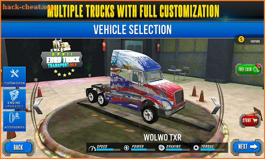 Offroad Euro Truck Transport Truck Drive Simulator screenshot