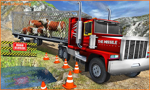 Offroad Farm Animal Truck Driving Game 2018 screenshot