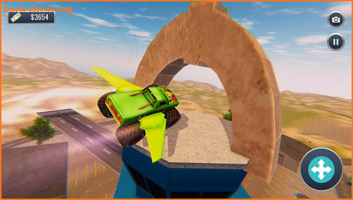 Offroad Flying Monster Truck Driving screenshot