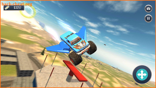 Offroad Flying Monster Truck Driving screenshot