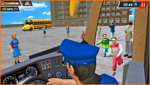 Offroad High School Bus Simulator Free screenshot