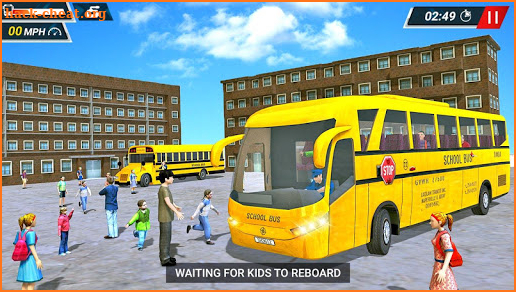 Offroad High School Bus Simulator Free screenshot