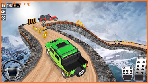 Offroad Jeep Driving Stunt 3D : Real Jeep Games screenshot