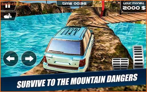 Offroad Land Cruiser Jeep Mountain screenshot