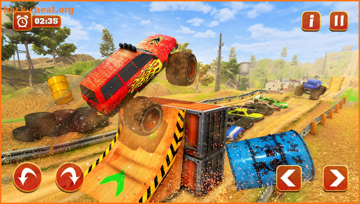 Offroad Monster Truck Impossible Stunts Tracks screenshot