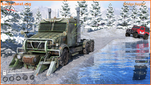 Offroad Mud Truck Driving: Snow Game 2021 screenshot