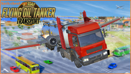 Offroad Oil Tanker Flying Truck Transport Driver screenshot