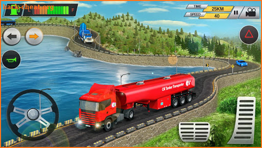 Offroad Oil Tanker Transport Truck Driver 2019 screenshot