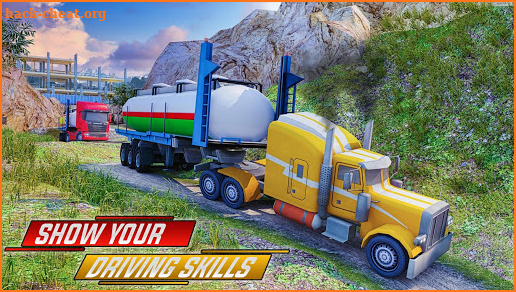 Offroad Oil Tanker Truck Driving Simulator Games screenshot