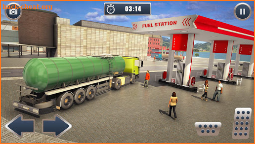 Offroad Oil Trailer Transport screenshot