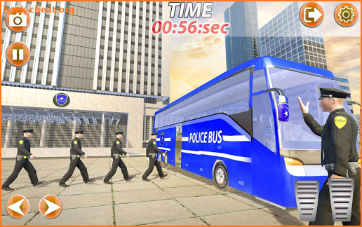 Offroad Police Bus Driving Simulator screenshot