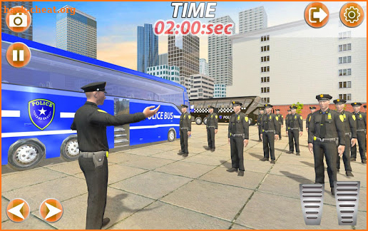 Offroad Police Bus Driving Simulator screenshot