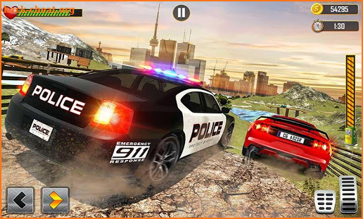 Offroad Police Car Chase Driving Simulator screenshot