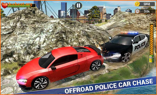 Offroad Police Car Chase Driving Simulator screenshot