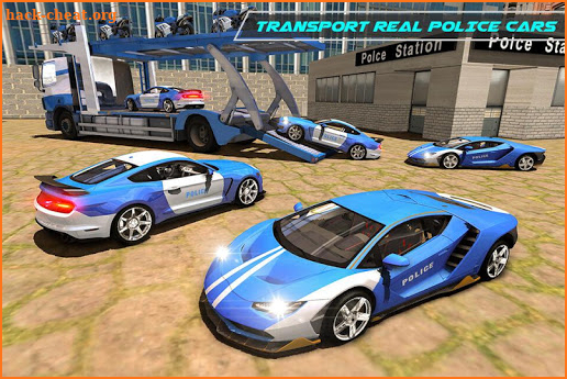 Offroad Police Transport Truck Driving Simulator screenshot