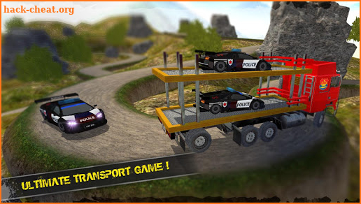 OffRoad Police Transporter Truck Games screenshot