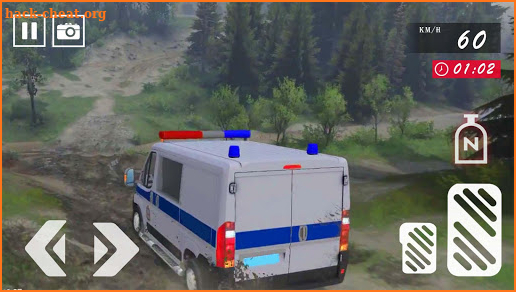 Offroad Police Van Driver Simulator screenshot