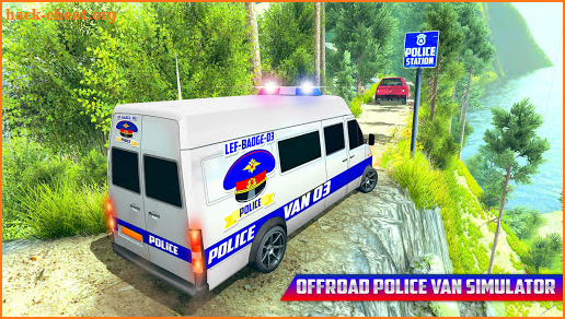 Offroad Police Van Drive:Transporter Sim 2020 screenshot
