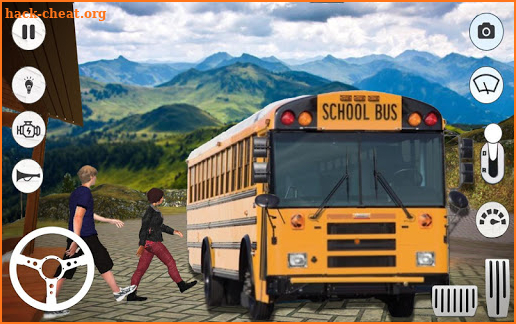 Offroad School Bus Driver 3D City Public transport screenshot