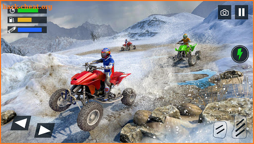 Offroad Snow Mountain ATV Quad Bike Racing Stunts screenshot