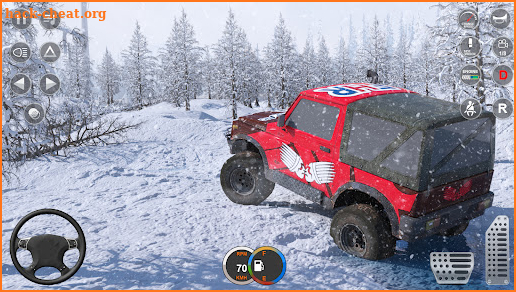 Offroad Snow Mud Truck Runner screenshot