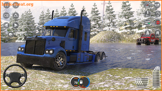 Offroad Snow Mud Truck Runner screenshot