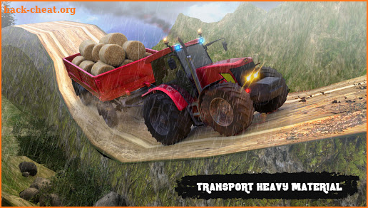 Offroad Tractor Trolley Cargo Driving screenshot