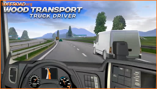 Offroad Truck Wood Transport screenshot