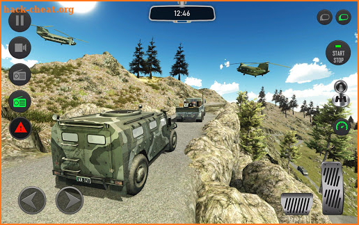 Offroad US Army Cargo Truck Transport Game 2019 screenshot