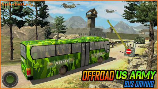 Offroad US Army Prisoner Bus Border Transport screenshot
