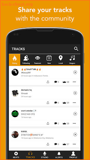 OffTop Studio: Record, Rap & Sing over Beats screenshot