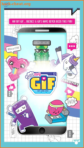 OH! MY GIF: GIFs Gone Live! - Stickers & GIFs screenshot