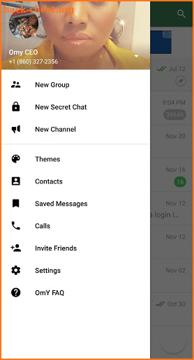 Oh-My Messenger -Free calling and Video Sharing screenshot
