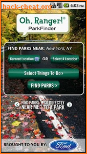 Oh, Ranger! ParkFinder screenshot