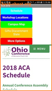 Ohio Conference ACA 2018 screenshot