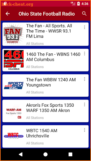 Ohio State Football Radio screenshot